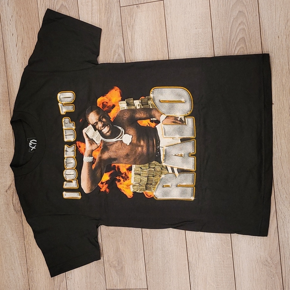 RALO Rapper x NAV XO Black Cotton Small Mens Rap Tee Shirt RARE WSHH
